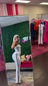 Tube Top Pants Set (WHITE)