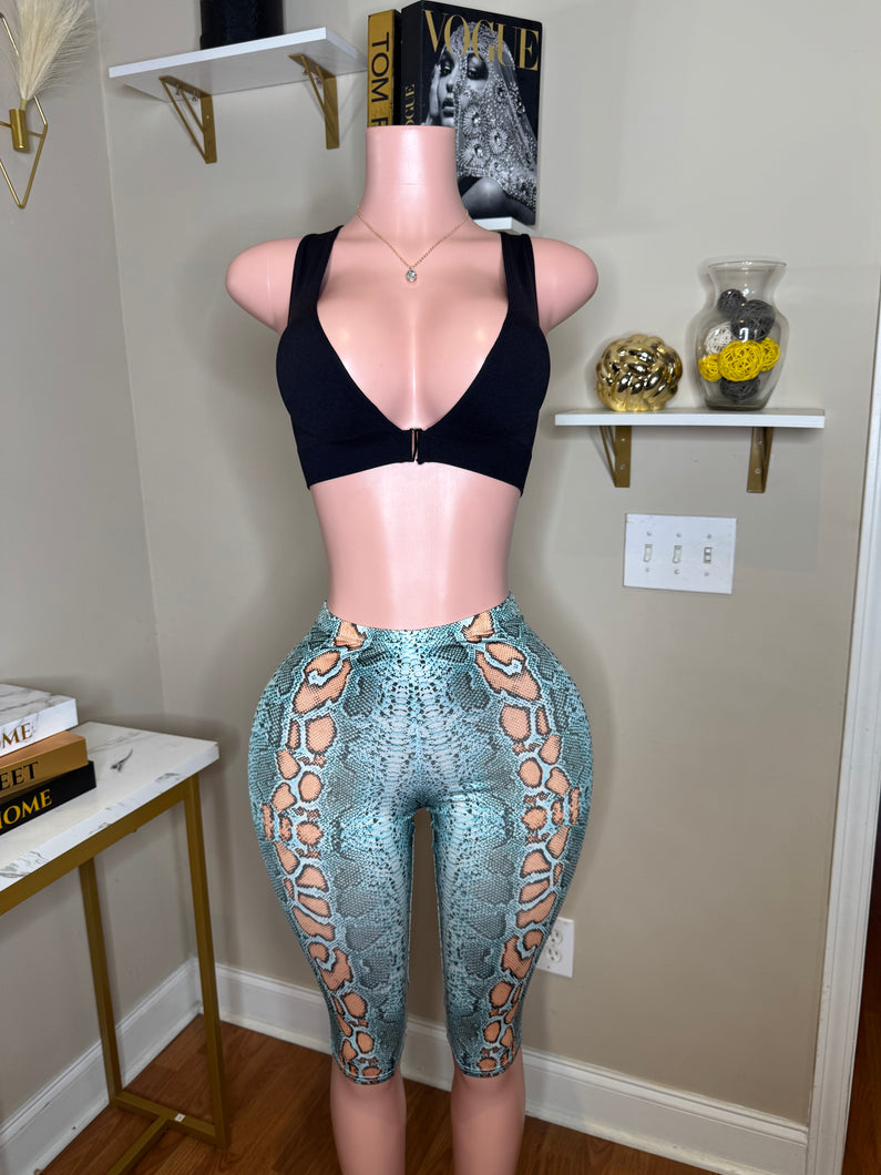 Snake Print Capris