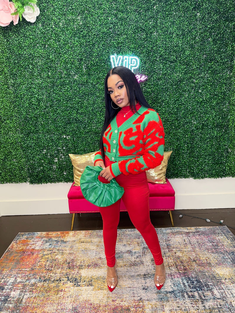 Strawberry Cardigan
