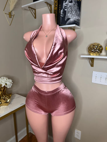 Pink Silky Set