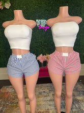 Load image into Gallery viewer, Label Me Striped Shorts